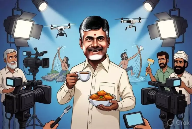 చంద్రబాబు 'ప్రజా సేవ' 'ఒక టీ-కూర కథ'