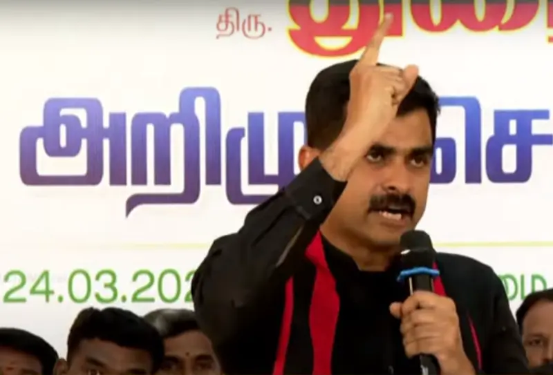 "செத்தாலும் எங்கள் சின்னம் தான்" : திமுக கூட்டத்தில் துரை வைகோ ஆவேசம்!