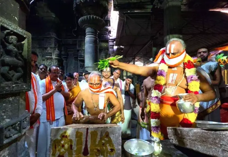 Ticket Row Clouds Simhachalam Chandanotsavam Preparations