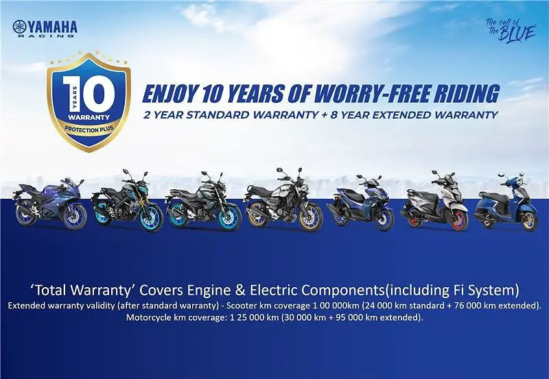 Yamaha Introduces Industry-First 10-Year Warranty Program for Two-Wheelers in India | Autocar Professional