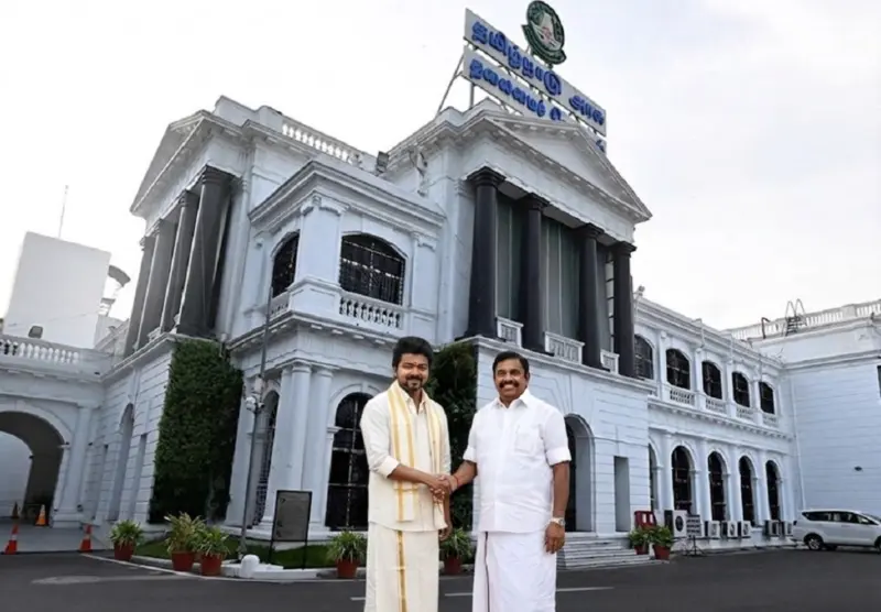 எதிர்பார்த்த மாதிரியே தொங்கு சட்டசபை தான்.. தவெக 97.. அதிமுக 73.. திமுக 63.. திமுக, அதிமுகவின் கூட்டணி கட்சிகள் தவெகவுக்கு ஆதரவு தருமா?