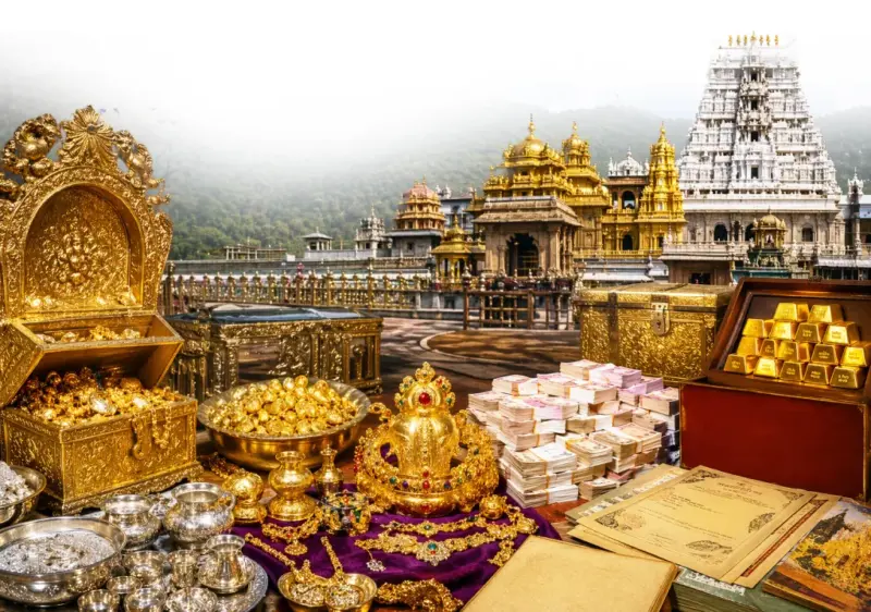 मंदिरांवर 'लक्ष्मी'कृपा.