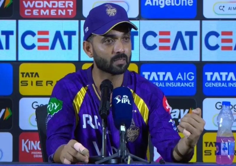 Rahane's witty reply goes viral amid KKR's IPL 2026 slump