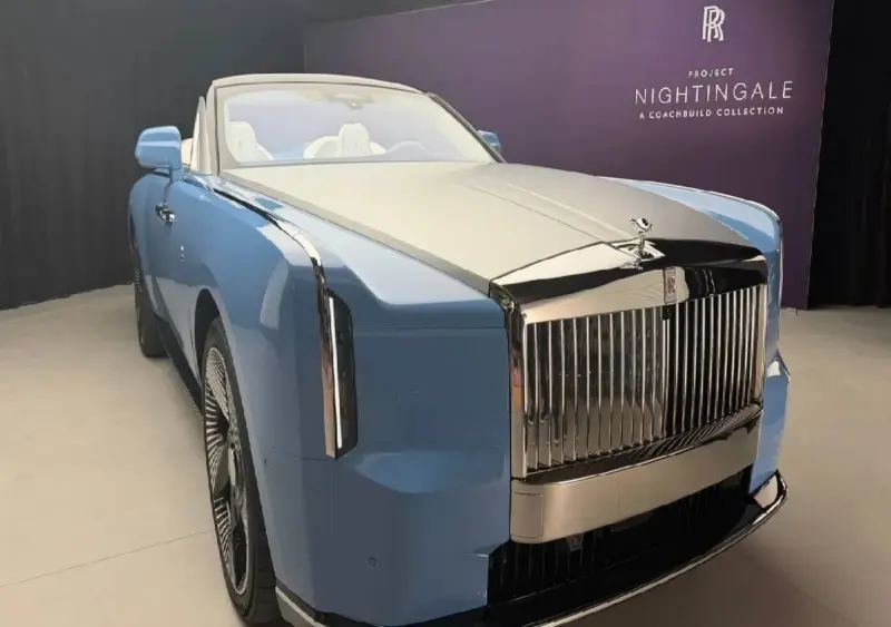 Rolls-Royce unveils electric two-seater Nightingale