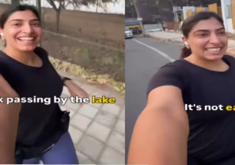 Woman's 12 km Bengaluru jog to meet friend turns viral