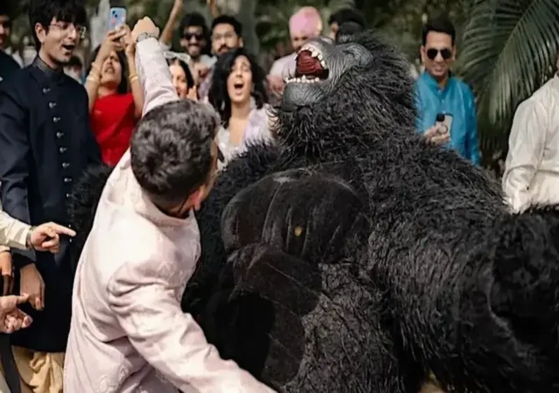 Dancing gorillas trend in Indian weddings explained