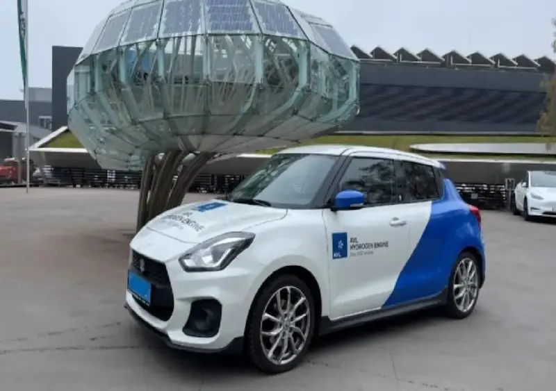 Hydrogen-powered Suzuki Swift prototype showcased by AVL