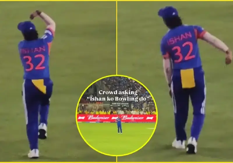 Ishan Kishan's bowling gesture steals show in T20 World Cup final