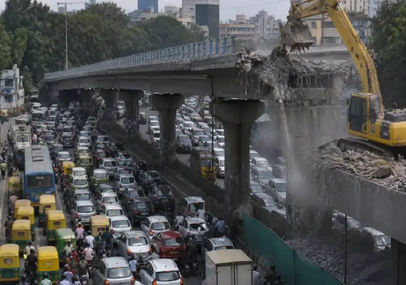 IOC Junction flyover demolition to hit Bengaluru traffic