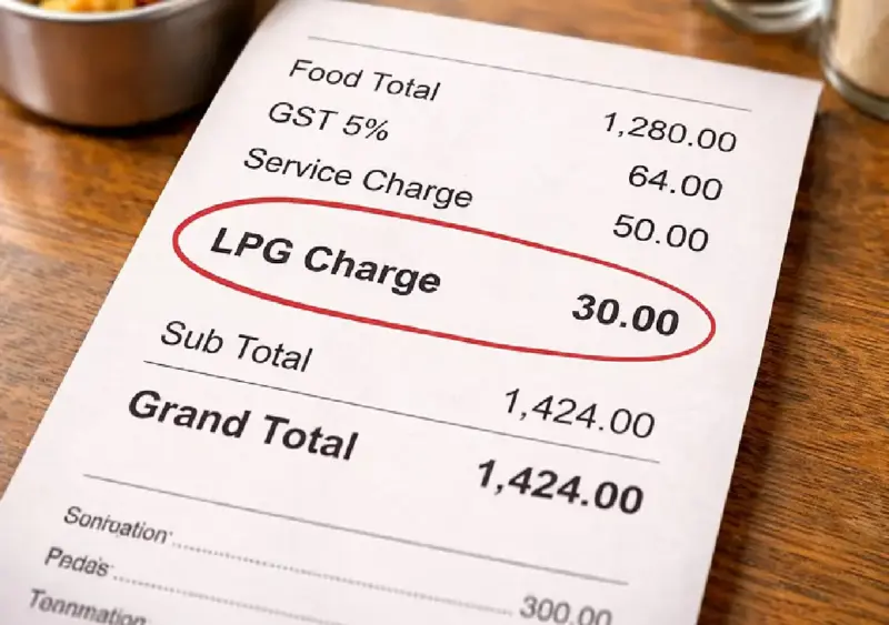 No extra LPG or fuel charges on restaurant bills: CCPA cracks down