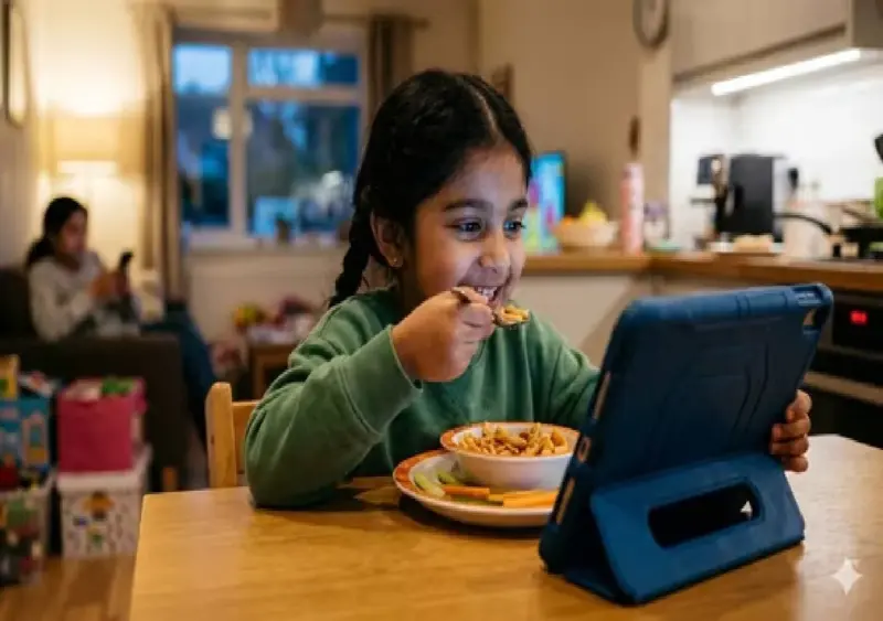 Kids eating with screens may cause health risks: Expert