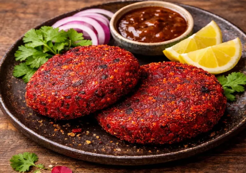 Recipe: ಹೂಗಳ ಕೆಂಪು ಟಿಕ್ಕಿ (ಬೀಟ್ರೂಟ್ ಟಿಕ್ಕಿ - ಹೋಳಿ ವಿಶೇಷ)