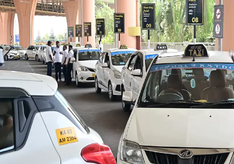 Airport taxi drivers in Bengaluru hit by slump and illegal operators