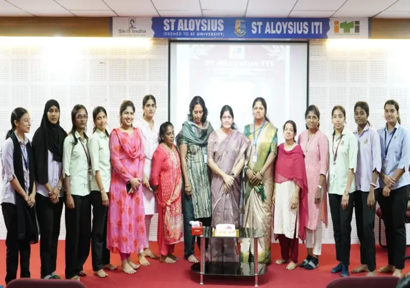 St Aloysius Industrial Training Institute, Mangaluru celebrates Women's Day