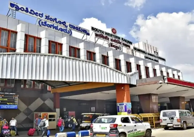 Top railway officer checks security at Bengaluru stations