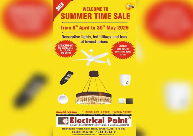 Electrical Point launches summer time sale in Mangaluru