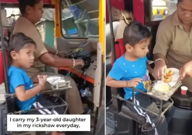 Auto driver Komal Gaikwad drives ahead with toddler by her side