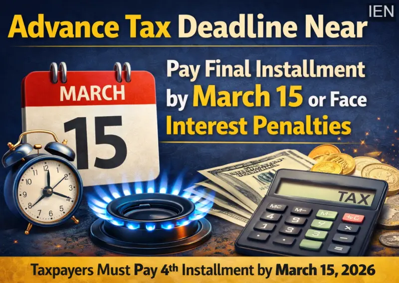 Advance Tax Deadline Near: Pay Final Installment by March 15 or Face Interest Penalties