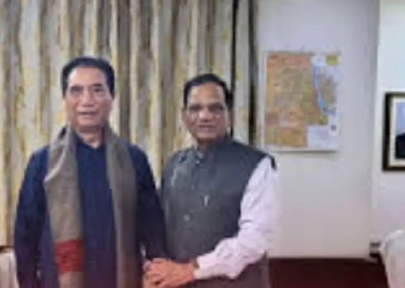 Mizoram CM Lalduhoma meets NITI Aayog's V K Paul, discusses state development plans