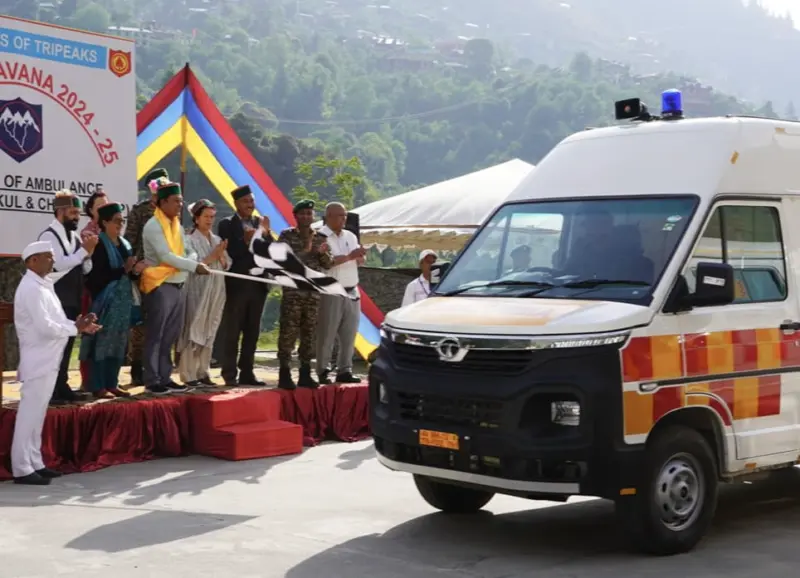 Bridging distances, saving lives: Minister flags off ambulances, inaugurates bridge in Kinnaur
