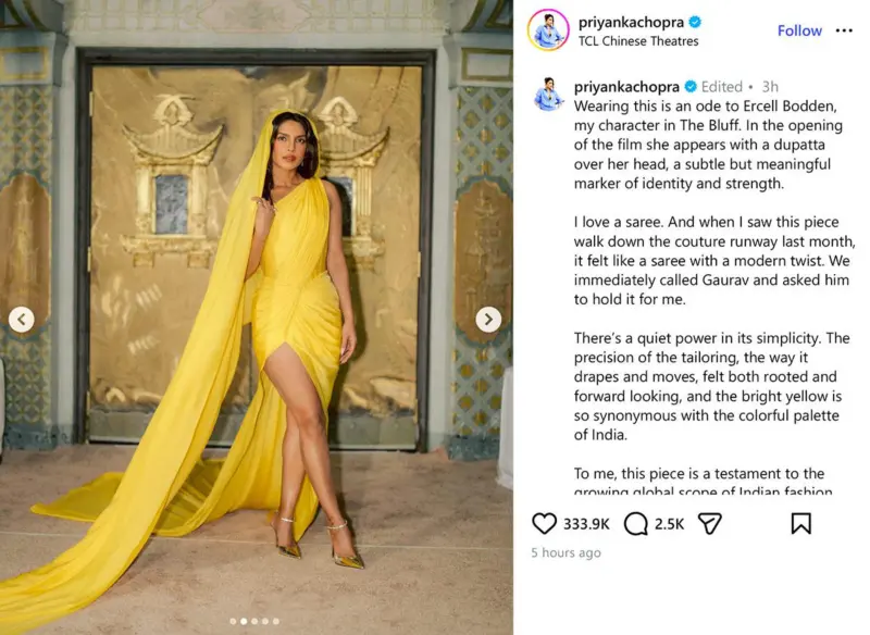 Why Is Priyanka Chopra Carrying A Treasure Chest?