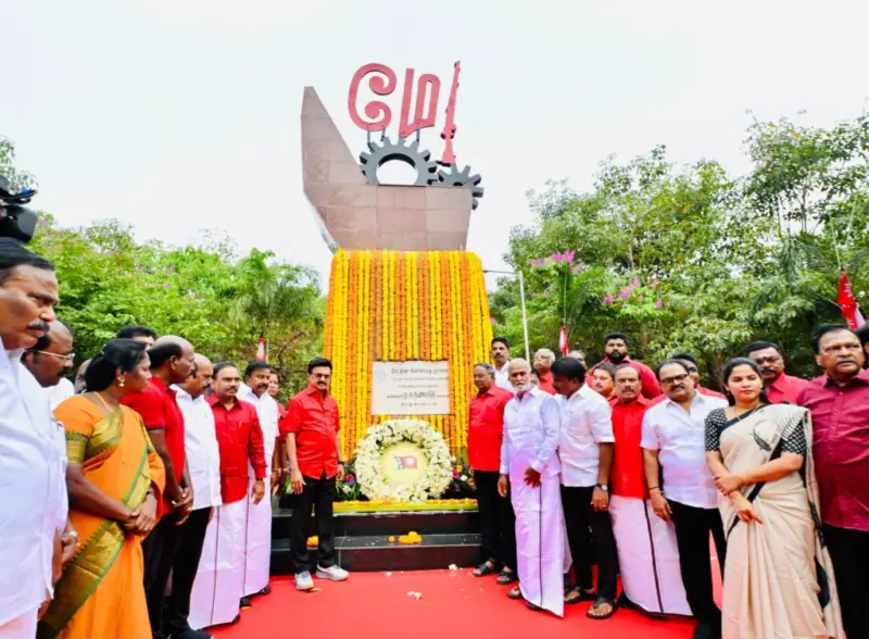 மே தின நிகழ்வில் முதலமைச்சர் மு.க.ஸ்டாலின் - மீண்டும் ஆட்சி தொடரும் என நம்பிக்கை