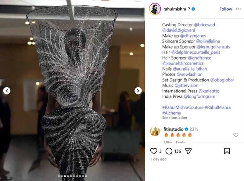 Wow! Rahul Mishra At Paris Haute Couture Week