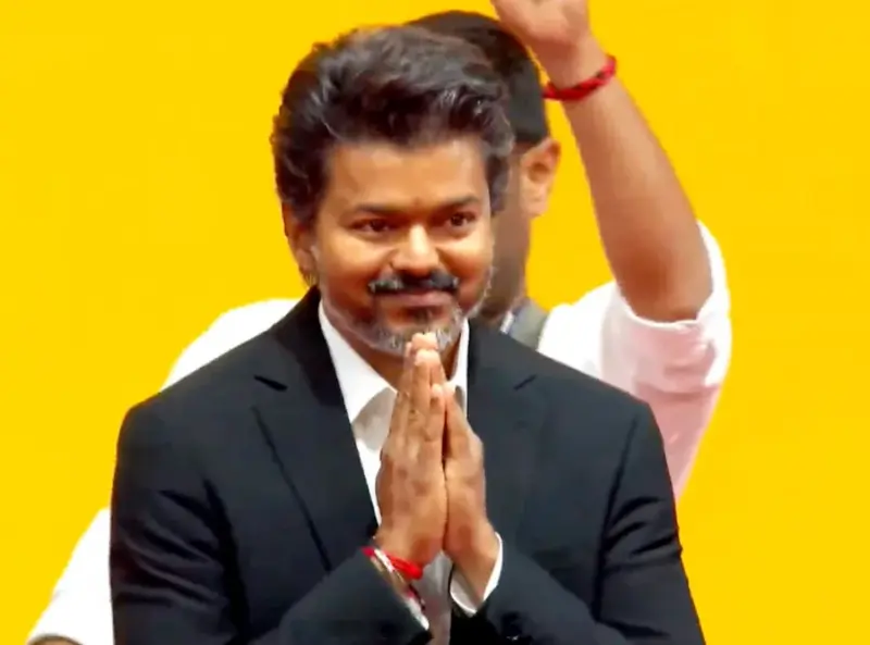 Why Vijay's black shirt at oath-taking ceremony is turning political heads in Tamil Nadu