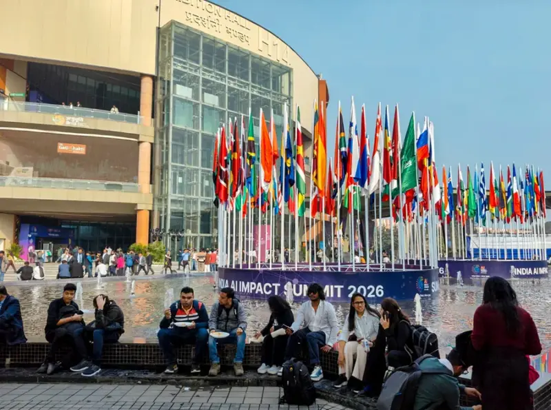 Ottonomy's Made-in-India Ottobots showcased at AI Impact Summit 2026