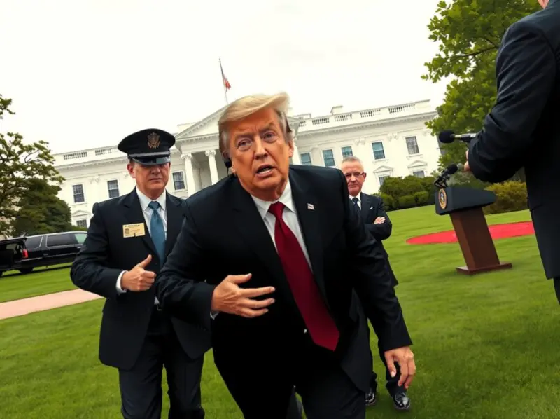 Trump Rushed Off Stage After Shots Fired During White House Event: Security Breach Shocks Nation