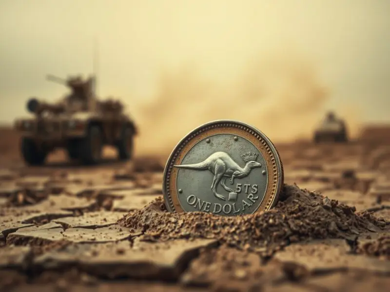 Australian Dollar Softens Sharply as Escalating Middle East Tensions Trigger Global Risk Aversion