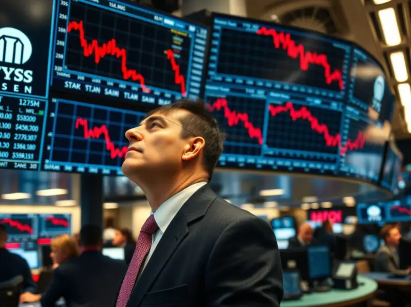 US Stocks Close Lower: Market Retreats as Major Indices Post Significant Declines