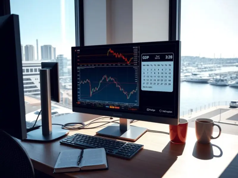 NZD/USD Slides as Fed Holds Rates Steady, Critical NZ GDP Data Looms