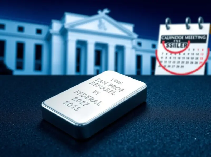 Silver Price Slips as Fed Meeting and Powell Succession Risks Trigger Cautious Trade