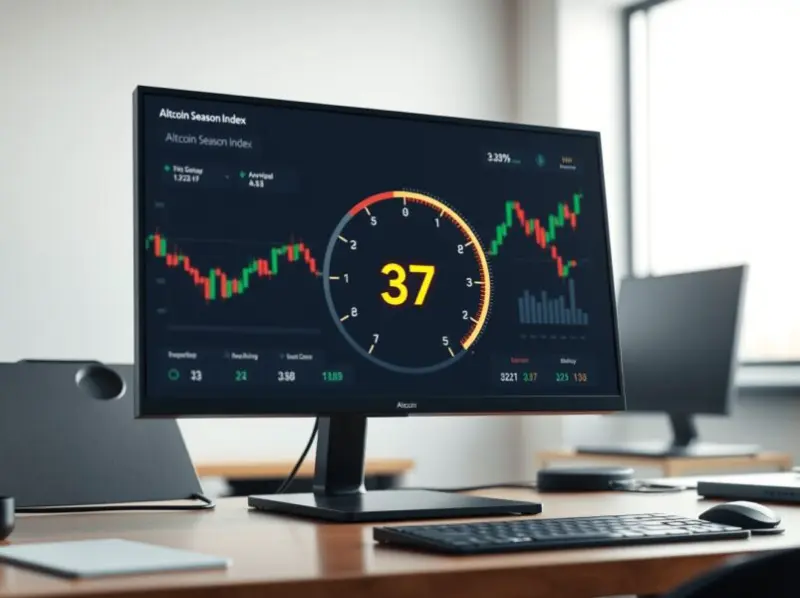 Altcoin Season Index Reveals Crucial Insight: Market Remains in Bitcoin's Shadow at 37