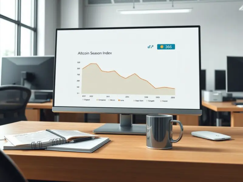 Altcoin Season Index Plummets to Critical 36 Level as Bitcoin Dominance Intensifies