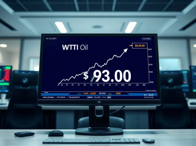 WTI Crude Oil Skyrockets Above $93.00 as Ceasefire Fears Intensify