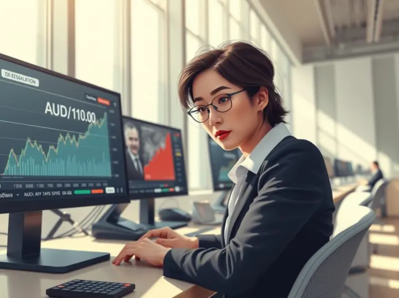 AUD/JPY Soars: Currency Pair Surges Near 110.00 as Middle East Fears Subside