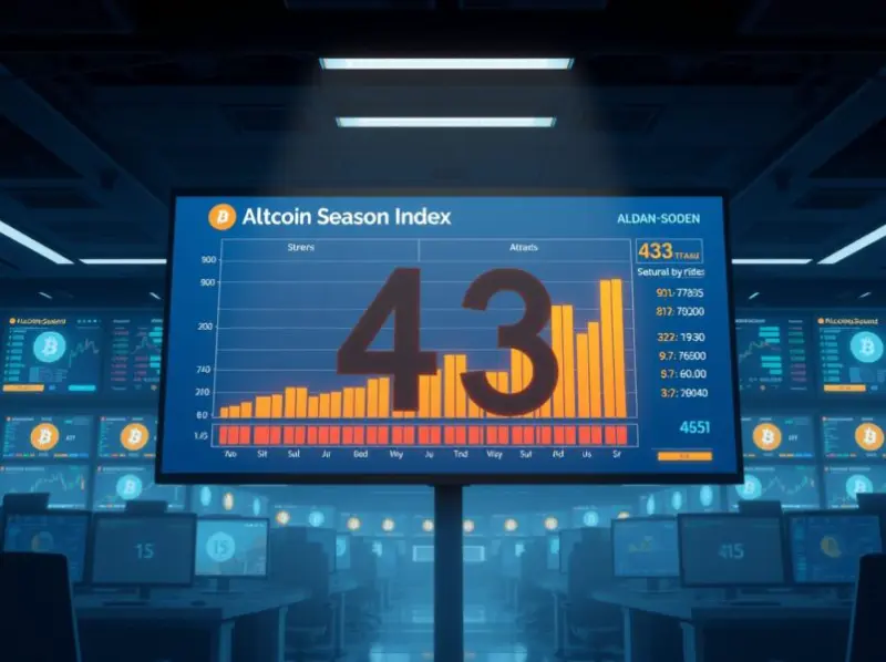 Altcoin Season Index Stalls at 43: Critical Shift in Crypto Market Trends