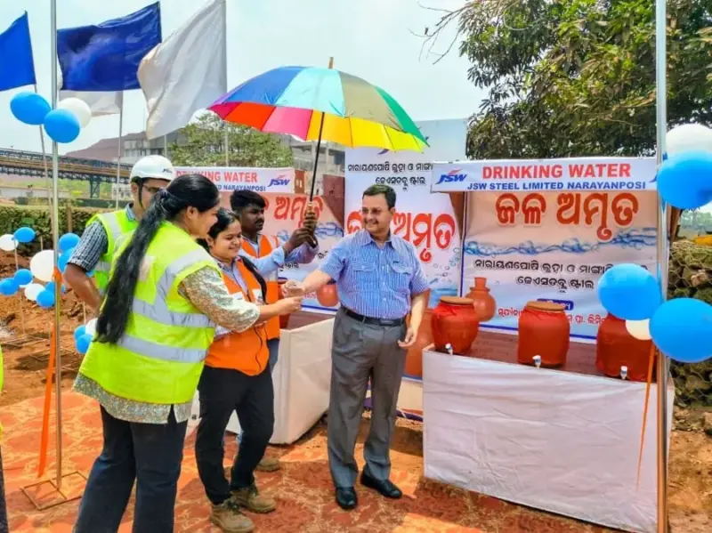 Kiosk For Clean & Safe Drinking Water Inaugurated At Narayanposhi Mines In Odisha's Sundargarh