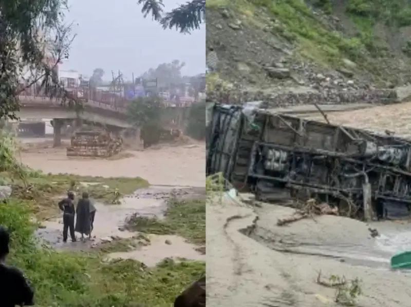 Dehradun's Sahastradhara to Manipur's Imphal valley: Torrential rains leave schools shut, villages cut off, and lives at risk