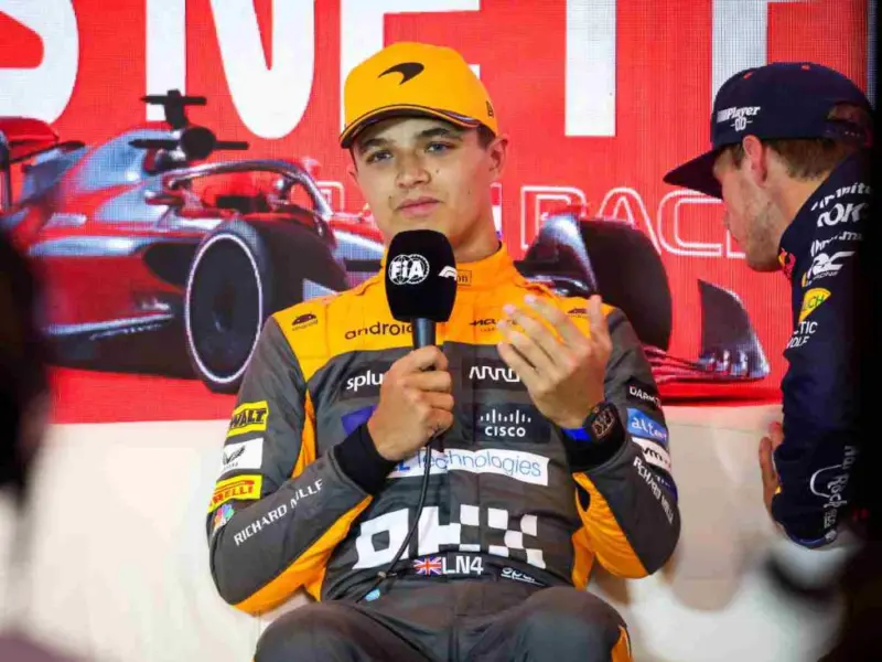 Lando Norris explains why he avoided a penalty for early departure in the Saudi Arabian Grand Prix.