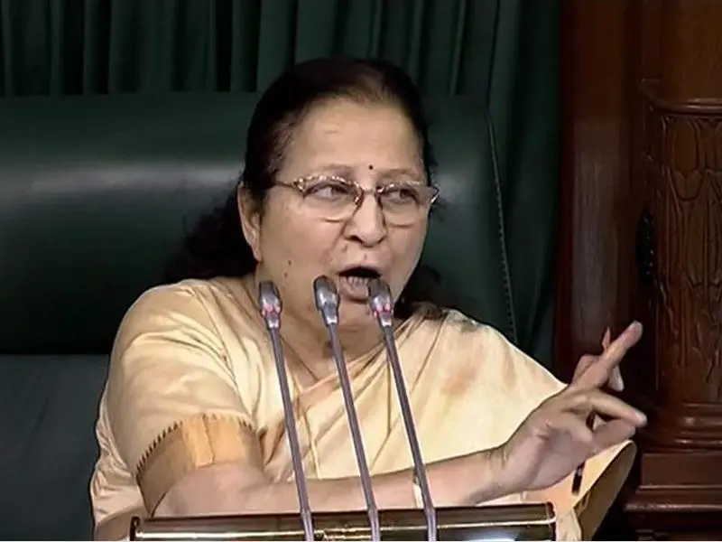 ಲೋಕಸಭೆ ಮಾಜಿ ಸ್ಪೀಕರ್ ಸುಮಿತ್ರಾ ಮಹಾಜನ್ ಇನ್ನಿಲ್ಲ