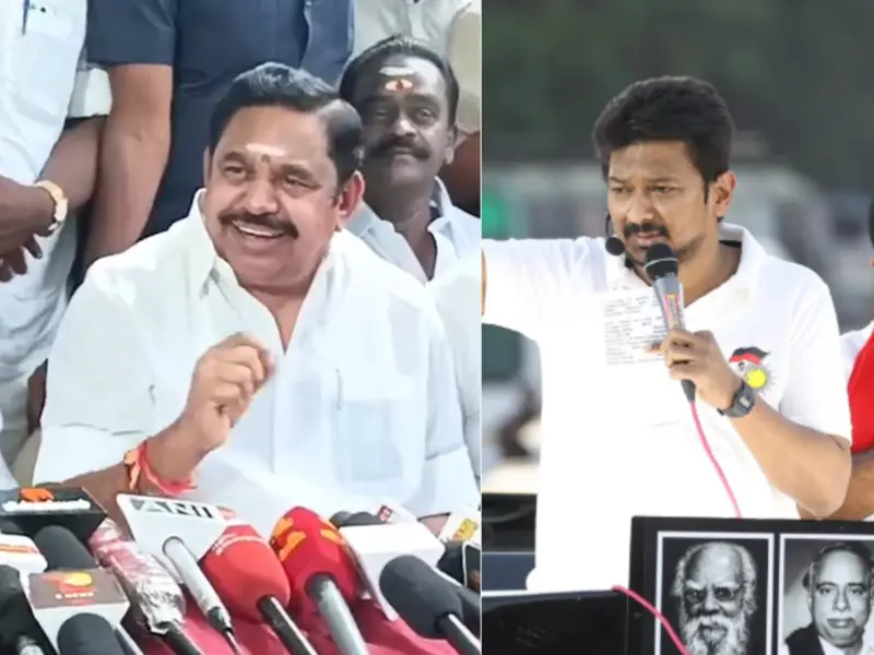 மோடியை எதிர்ப்பதாக உதயநிதி இரட்டை வேடம்: எடப்பாடி தாக்கு!