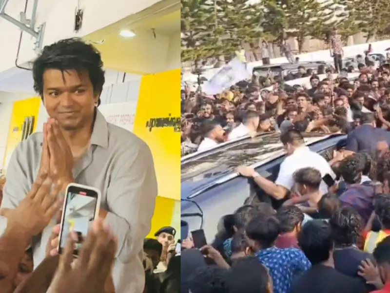 'கோட்' படத்தின் ஷூட்டிங்கில் விஜய்.திக்குமுக்காடிய திருவனந்தபுரம்