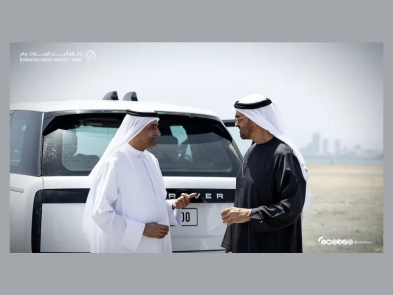 UAE President meets Ruler of Fujairah and conducts inspection of Fujairah Port