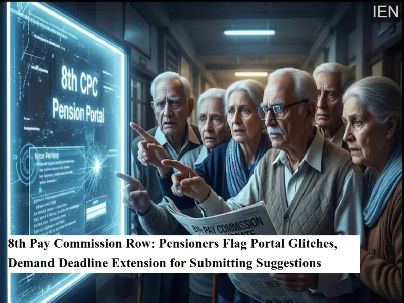 8th Pay Commission Row: Pensioners Flag Portal Glitches, Demand Deadline Extension for Submitting Suggestions