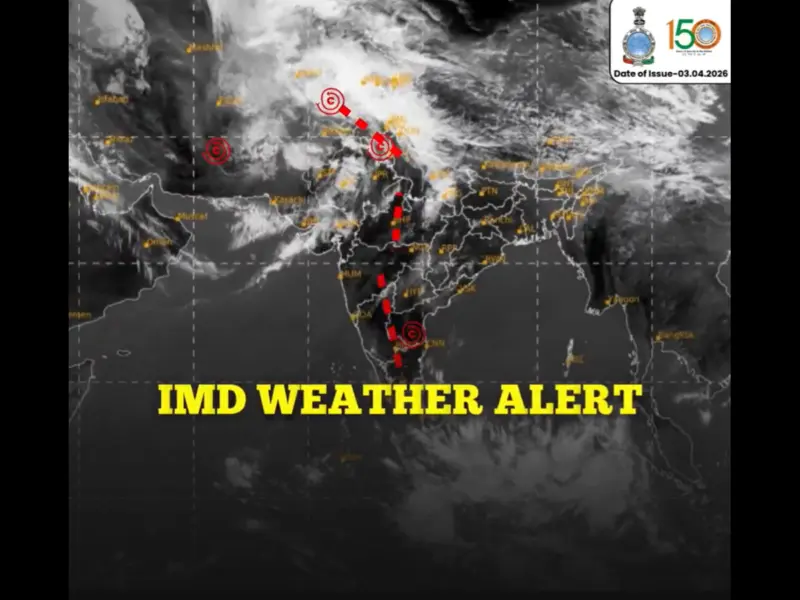 Massive 1,000-km Cloud Build-Up Over India, Pakistan: Satellite Images Show Giant Weather System; Rainfall Likely in Several Regions - Check the Weather for This Weekend