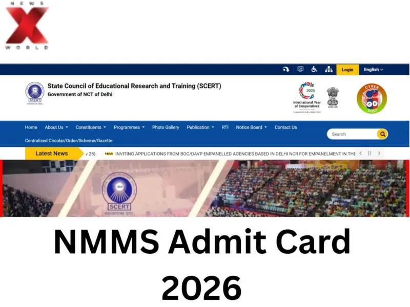 NMMS Admit Card 2026 Release Expected Soon: Direct Steps To Download
