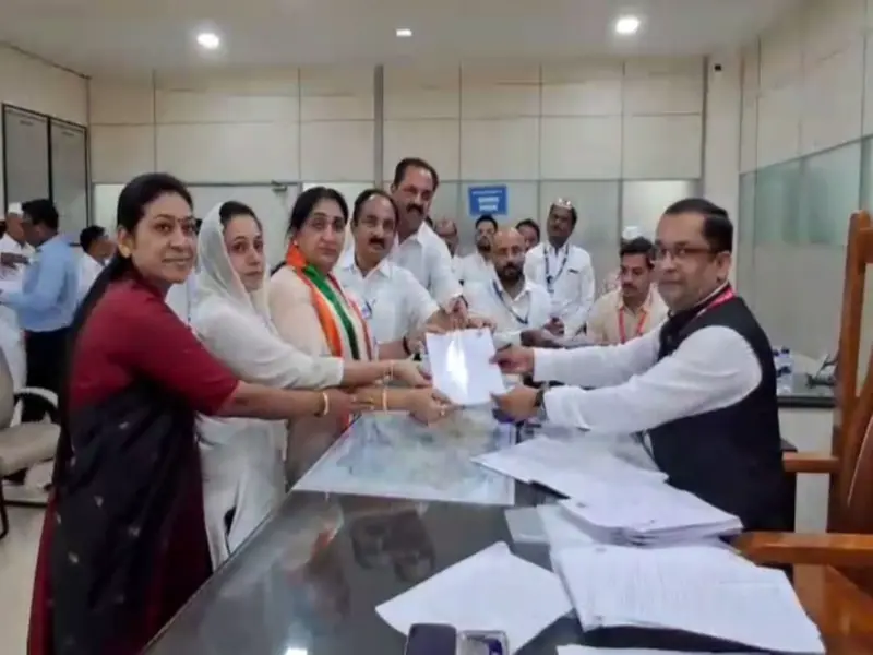 NCP chief Sunetra Pawar files nomination for Baramati by-election, seeks unopposed poll